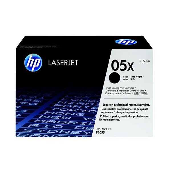 Toner HP 05X - CE505X Preto