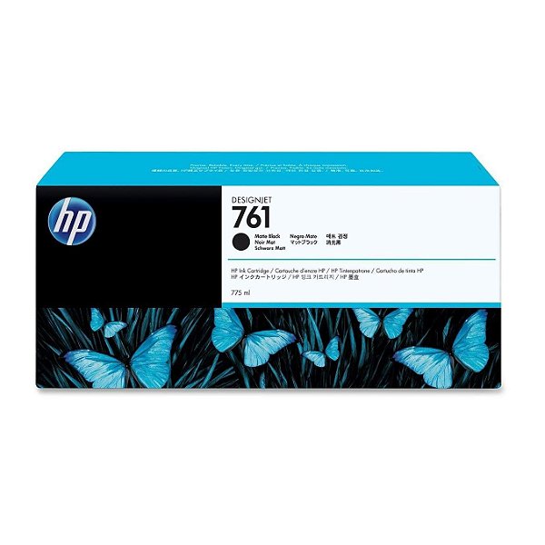Cartucho de Plotter HP 761 – CM997A Preto Fosco