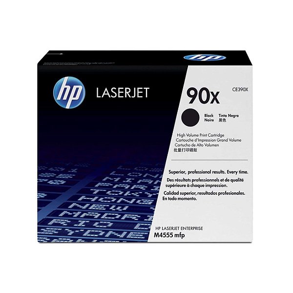 Toner HP 90X – CE390X Preto