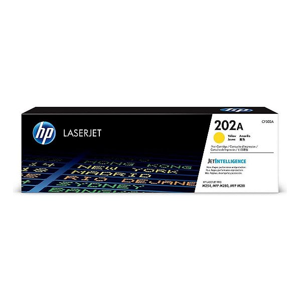 Toner HP 202A – CF502A Amarelo