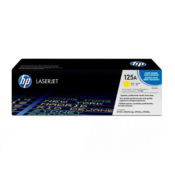 Toner HP 125A – CB542A Amarelo