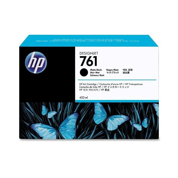 Cartucho de Plotter HP 761 – CM991A Preto Fosco