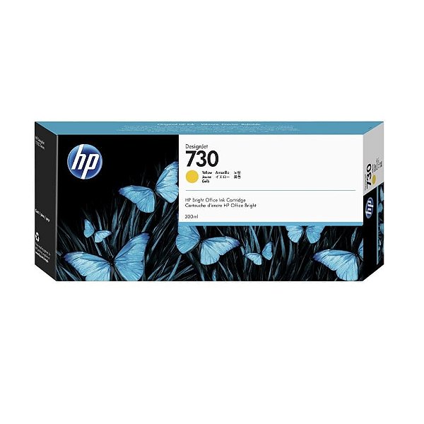 Cartucho de Plotter HP 730 – P2V70A Amarelo