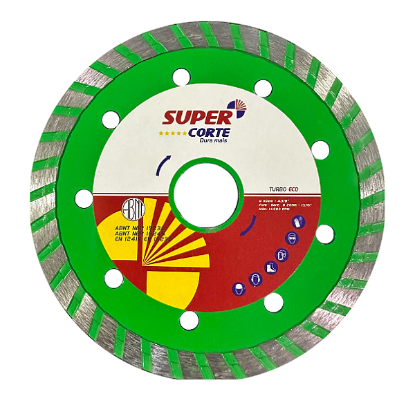 Disco Diamantado Turbo ECO 110mm - Super