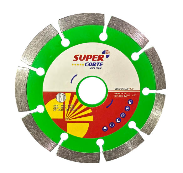 Disco Diamantado Segmentado ECO 110mm - Super