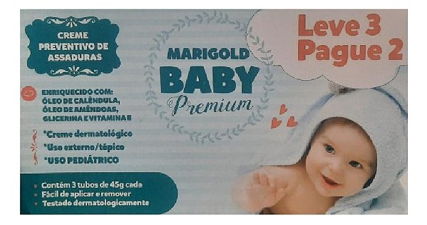 12 Pomada Contra Assaduras Marigold 45g