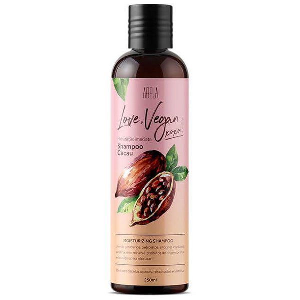 Shampoo Love, Vegan Cacau 250ml - Abela