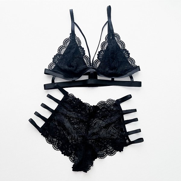 Conjunto Hellen - Preto