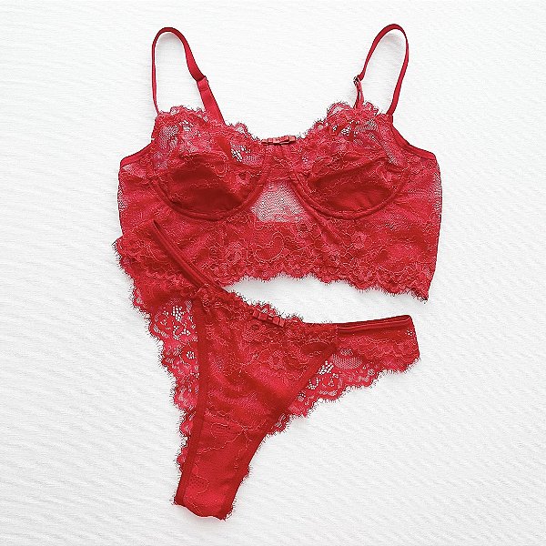 Conjunto Cleo - Vermelho