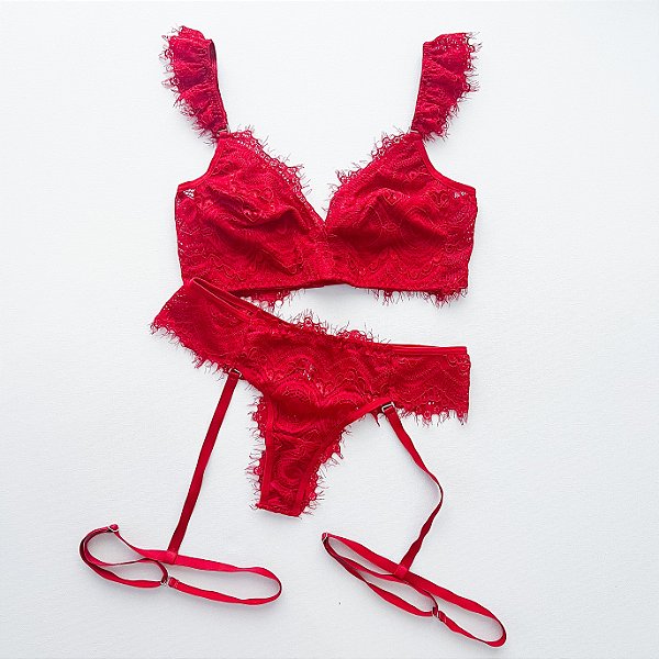 Conjunto Afrodite - Vermelho
