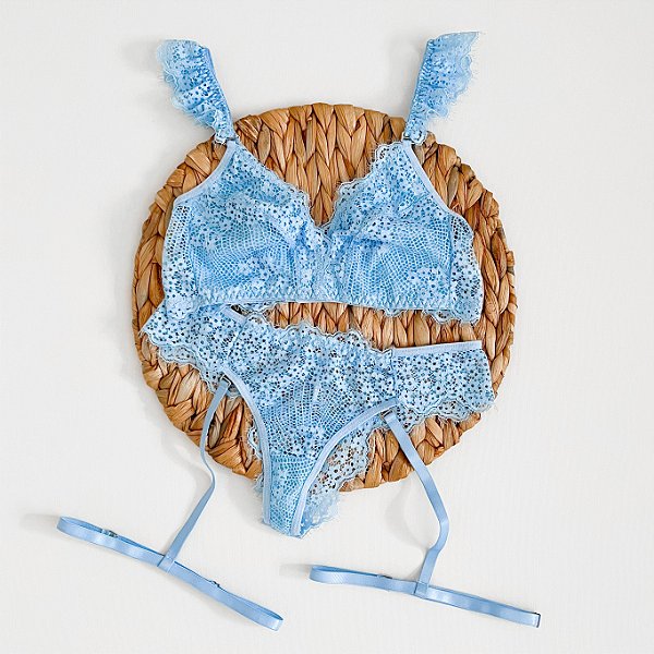 Conjunto Afrodite - Azul claro