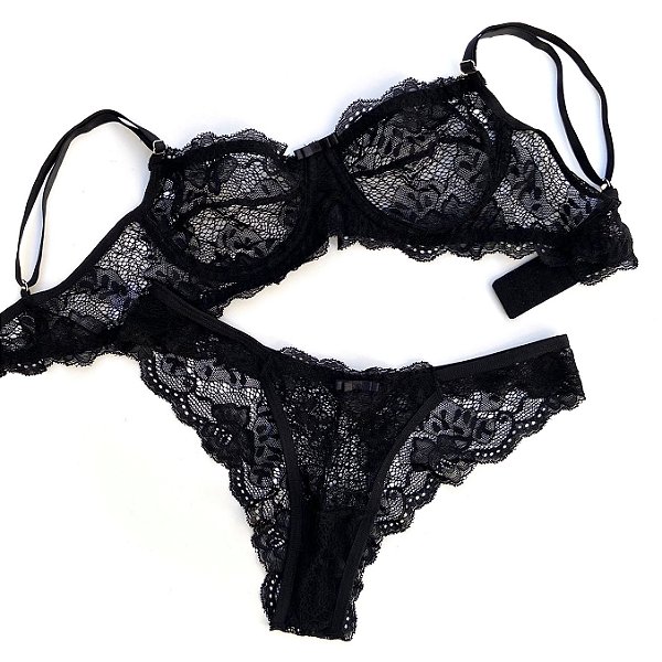 Conjunto Carolina - Preto