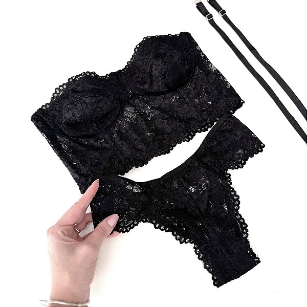 Conjunto Marcela - Preto
