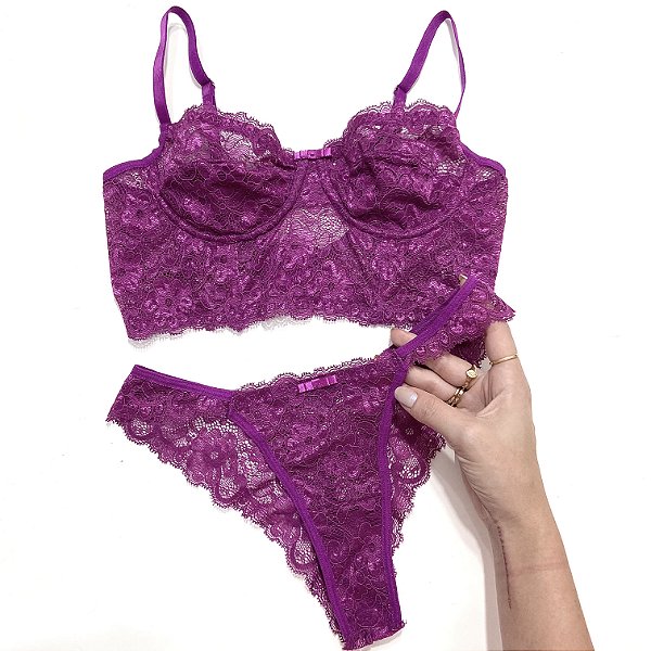 Conjunto Cleo - Violeta
