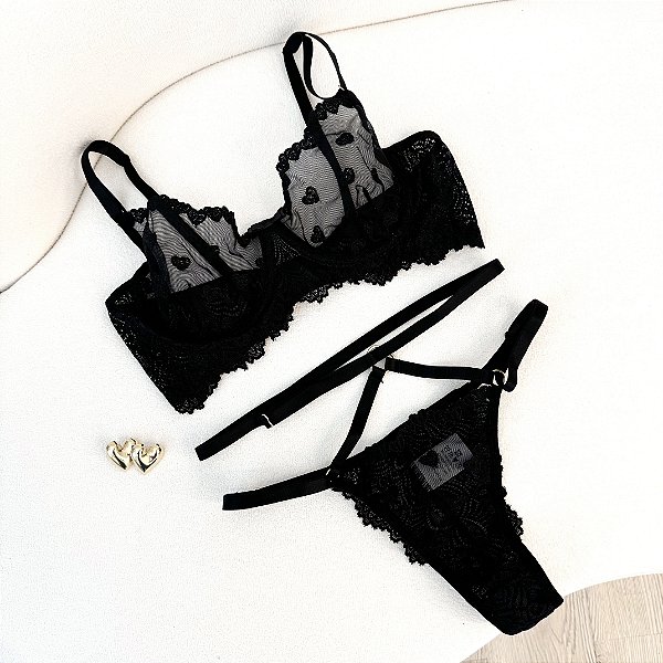 Conjunto Virgínia - Total black