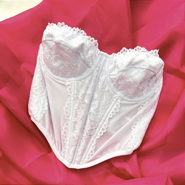 Corselet Carolla - Branco