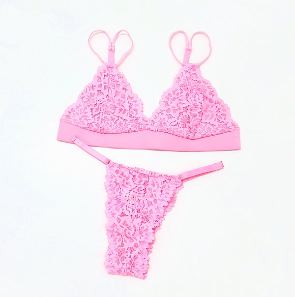 Conjunto Betina - Rosa claro