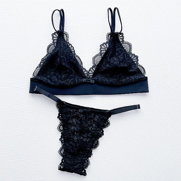 Conjunto Betina - Preto