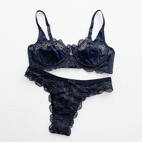 Conjunto Laura - Preto