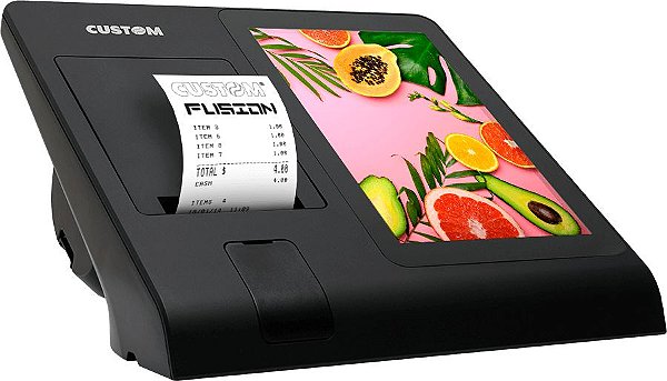 CPU CUSTOM FUSION TELA TOUCH 10.1 MEMORIA 1GB HD 8GB ANDROID  IMPRESSORA TERMICA ETH USB ACOPLADA