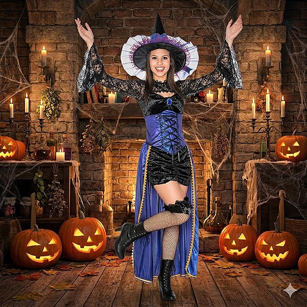 Fantasia Feiticeira Luxúria Adulto - SOMENTE ALUGUEL