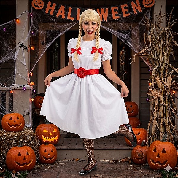 Fantasia Annabelle Adulto - SOMENTE ALUGUEL