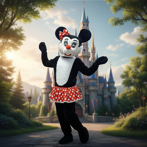 Minnie Mouse Cabeção Adulto - SOMENTE ALUGUEL
