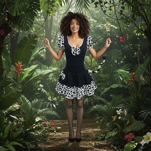 Fantasia Vaquinha Colan Adulto - SOMENTE ALUGUEL