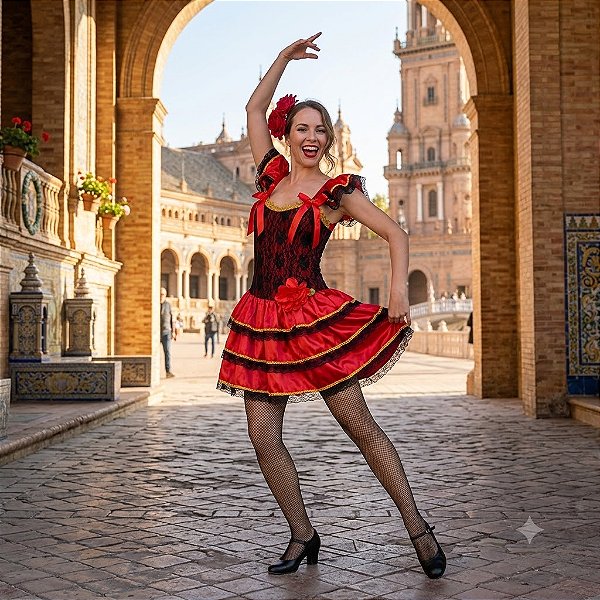 Fantasia Espanhola Juvenil Tango - SOMENTE ALUGUEL