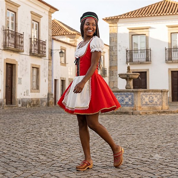 Fantasia Portuguesa Luxo Adulto - SOMENTE ALUGUEL