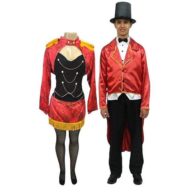 Casal Ajudantes de Mágico - SOMENTE ALUGUEL