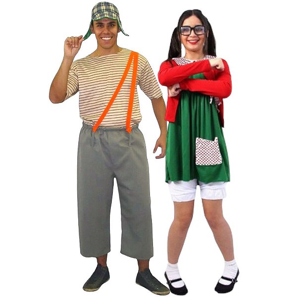 Casal Chaves e Chiquinha - SOMENTE ALUGUEL