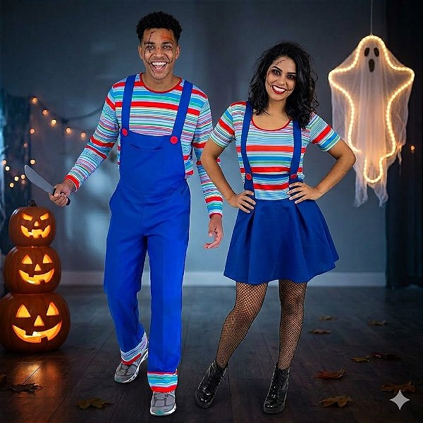 Fantasias Casal Chuck Adulto - SOMENTE ALUGUEL