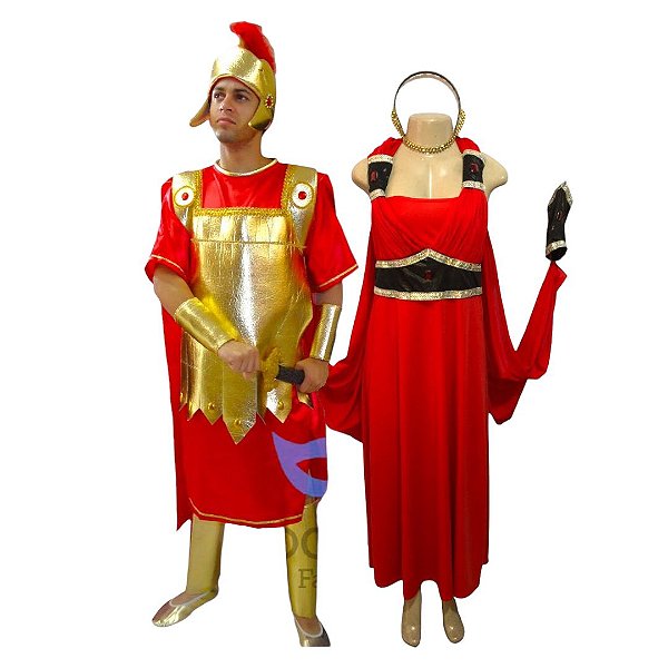 Casal Grego Vermelho - SOMENTE ALUGUEL