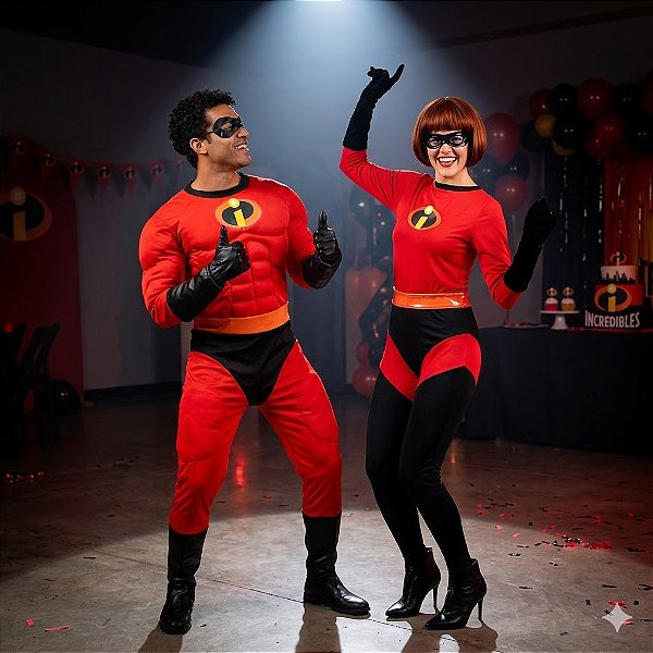 Fantasias Casal Incríveis Adulto - SOMENTE ALUGUEL