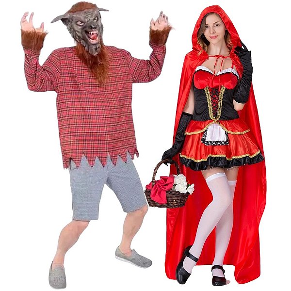 Casal Lobo e Chapeuzinho - SOMENTE ALUGUEL