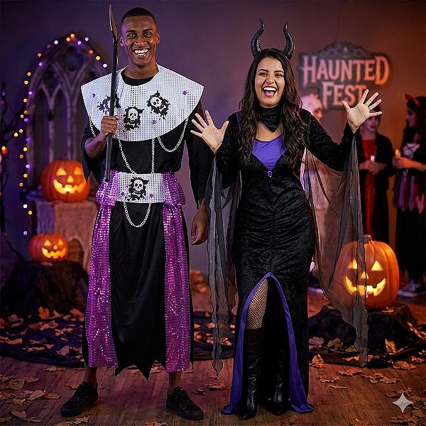 Fantasias Casal Malévola e Carrasco - SOMENTE ALUGUEL