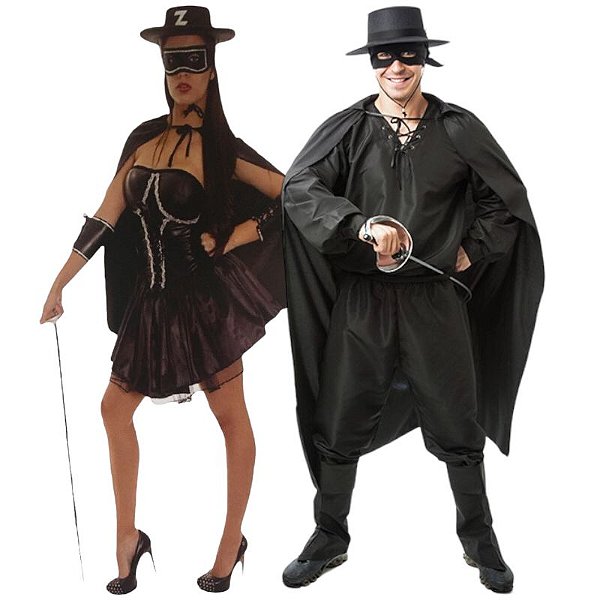 Casal Zorro - SOMENTE ALUGUEL