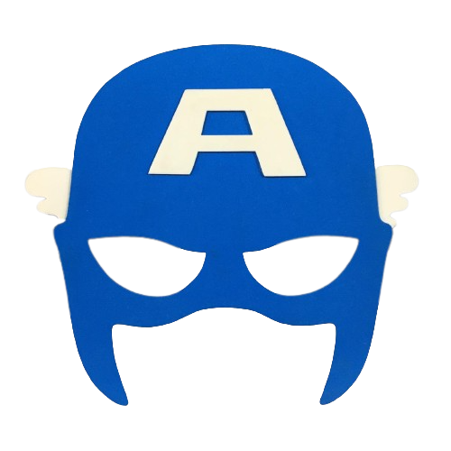 Máscara Capitão América EVA
