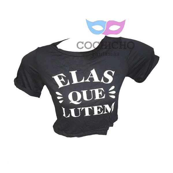 Cropped Elas que lutem