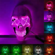Máscara Caveira LED