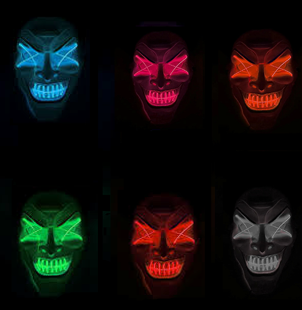 Máscara Coringa LED