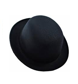 Chapéu Coco Plástico Fosco