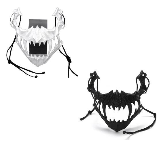 Máscara Fóssil Dentes Afiados