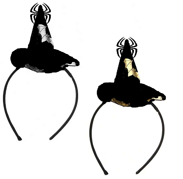 Tiara Chapéu Bruxinha