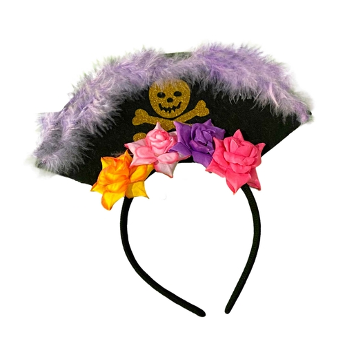 Tiara Pirata Halloween Flores