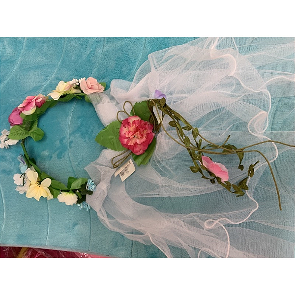 Tiara Véu Noiva c/ Flores