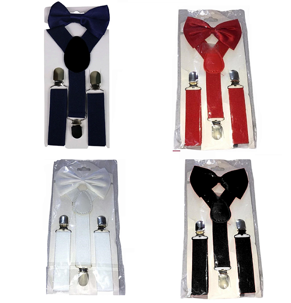Kit Suspensório e Gravata Infantil