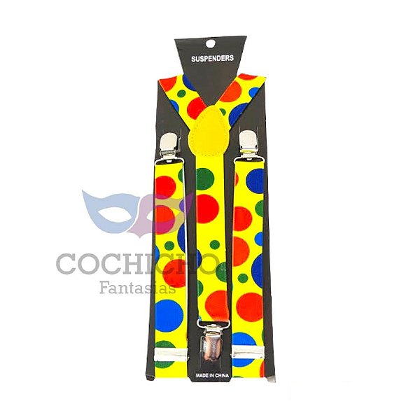 Suspensório Palhaço Adulto