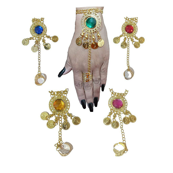 Pulseira Moedas Joias